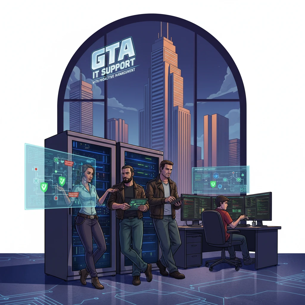 Featured image for: GTA IT Support: Reduce Risk with Proactive Management